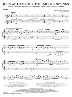 Three Themes for Strings von John Williams (Download) 