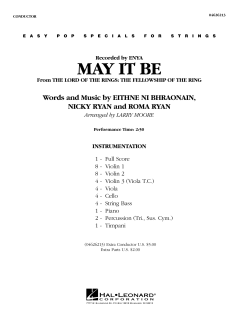 May It Be von Enya (Download) 