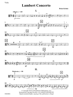 Lambert Concerto von Brian Krinke (Download) 
