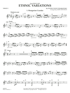 Ethnic Variations from Swan Lake von Peter Iljitsch Tschaikowsky (Download) 