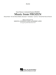 Music from Frozen von Robert Lopez (Download) 