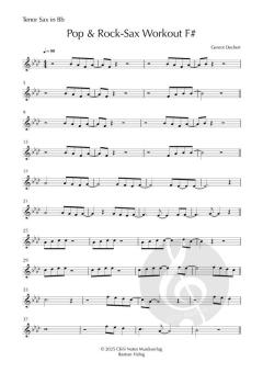 Pop- & Rock-Sax - Workout Nr. 4 von Gernot Dechert (Download) 