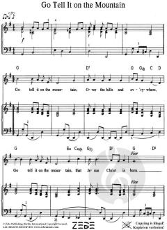 Go Tell It on the Mountain von Jeff Guillen (Download) 