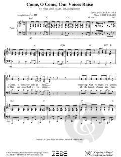 Come, O Come, Our Voices Raise (Jeff Guillen) 