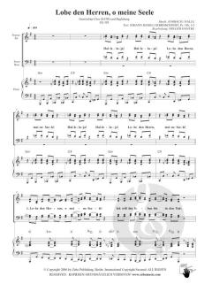 Lobe den Herren, o meine Seele von Holger Hantke (Download) 