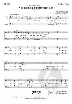 Nun danket all und bringet Ehr von Christoph Schoepsdau (Download) 