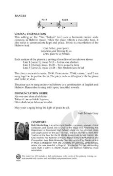 Sim Shalom von Ruth Morris Gray (Download) 