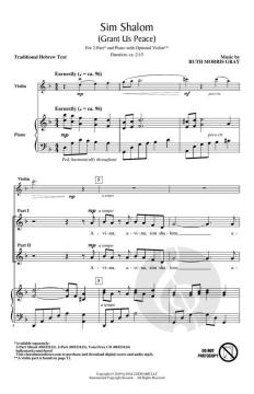 Sim Shalom von Ruth Morris Gray (Download) 
