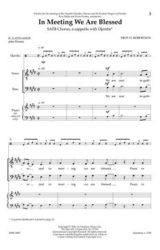 In Meeting We Are Blessed von Troy D. Robertson (Download) 