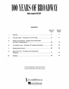 One Hundred Years Of Broadway von Mac Huff (Download) 