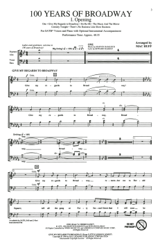 One Hundred Years Of Broadway von Mac Huff (Download) 