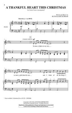 A Thankful Heart This Christmas von Ruth Elaine Schram 