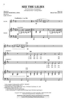 See the Lilies von Brad Nix (Download) 