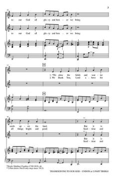 Thanksgiving to Our God von James Barnard (Download) 