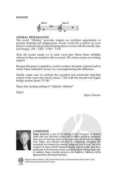 Alleluia! Alleluia! von Roger Emerson (Download) 