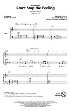 Can't Stop The Feeling von Max Martin (Download) 