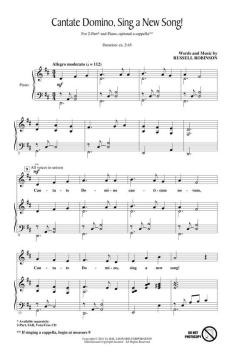Cantate Domino, Sing A New Song! von Russell L. Robinson (Download) 