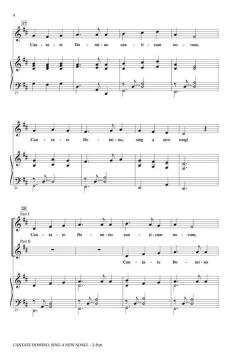 Cantate Domino, Sing A New Song! von Russell L. Robinson (Download) 