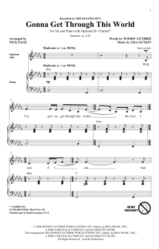 Gonna Get Through This World von Woody Guthrie (Download) 