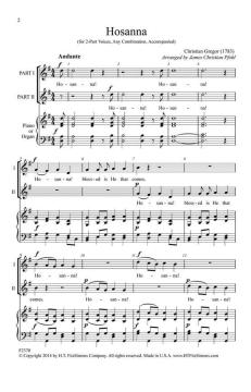 Hosanna von Christian Gregor (Download) 