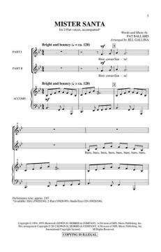 Mister Santa von Pat Ballard (Download) 