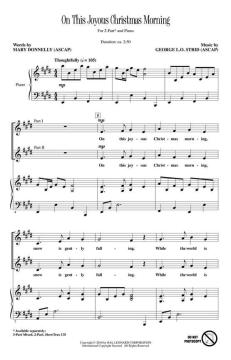 On This Joyous Christmas Morning (George L.O. Strid) 