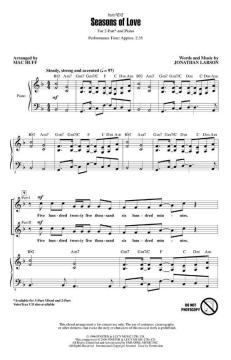 Seasons Of Love (Jonathan Larson) 