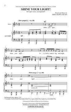 Shine Your Light! von Greg Gilpin (Download) 