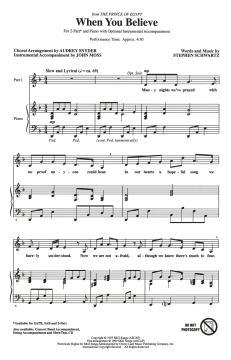 When You Believe From Prince Of Egypt (Download) 