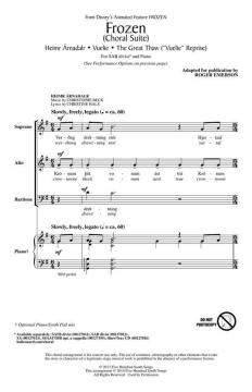 Frozen (Choral Suite) von Frode Fjellheim (Download) 