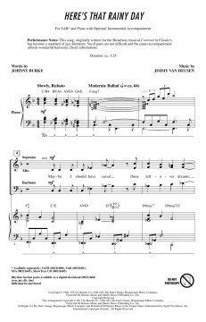 Here's That Rainy Day (Download) 