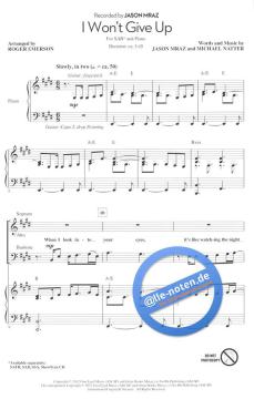 I Won't Give Up (Jason Mraz) 