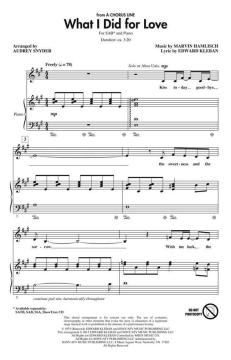 What I Did For Love von Marvin Hamlisch (Download) 