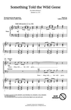 Something Told the Wild Geese von Greg Gilpin 