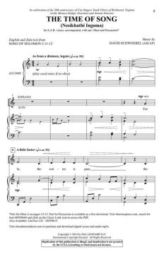 The Time of Song von David Schwoebel (Download) 