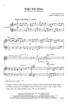 Why We Sing New Voicings! (Greg Gilpin) 