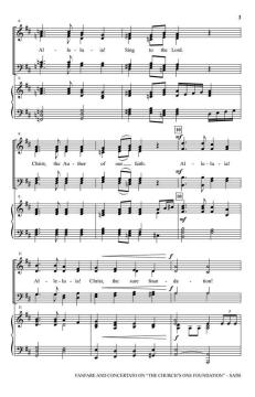 Fanfare & Concertato on The Church's Foundation von Samuel Sebastian Wesley (Download) 