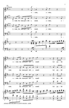 Awake The Trumpet's Lofty Sound von Georg Friedrich Händel (Download) 