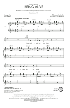 Being Alive von Stephen Sondheim (Download) 