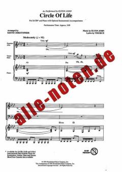 Circle Of Life (Elton John) 