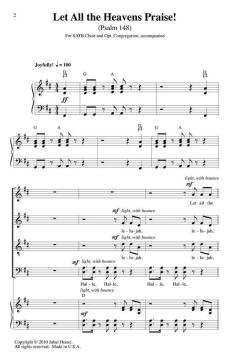 Let All The Heavens Praise! (Psalm 148) von Edwin M. Willmington (Download) 