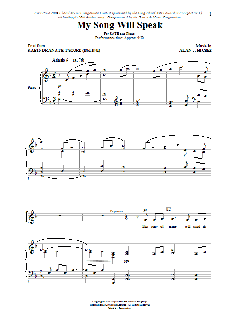 My Song Will Speak von Alan Higbee (Download) 