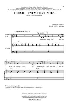Our Journey Continues von Greg Gilpin (Download) 
