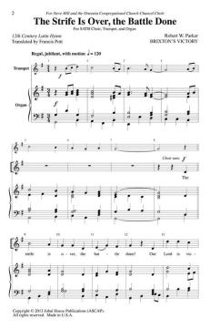 The Strife Is Over, The Battle Done von Robert Parker (Download) 