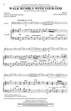 Walk Humbly with Your God von Anna Laura Page (Download) 