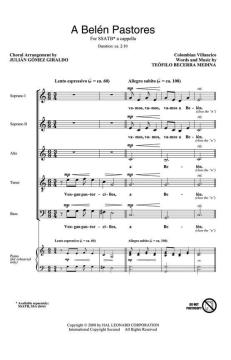 A Belen Pastores von Teófilo Becerra Medina (Download) 