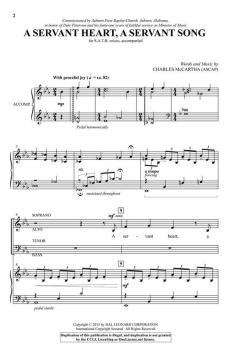 A Servant Heart, A Servant Song von Charles McCartha (Download) 