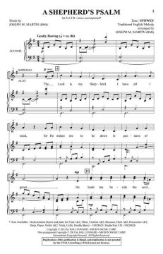 A Shepherd's Psalm von Joseph M. Martin (Download) 