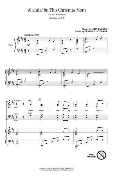 Alleluia! On This Christmas Morn von John Parker (Download) 