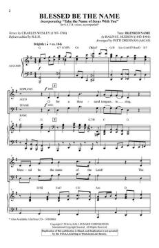 Blessed Be the Name von Charles Wesely/Ralph E. Hudson 